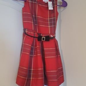 NWT red plain dress